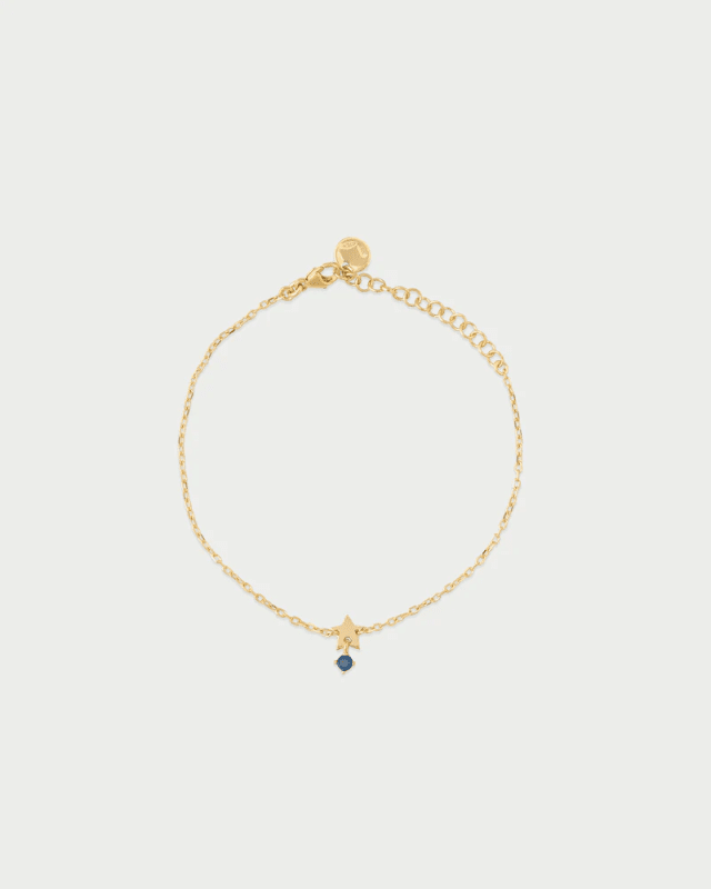 Bracciale mini stella e punto luce - brz-024 ste au